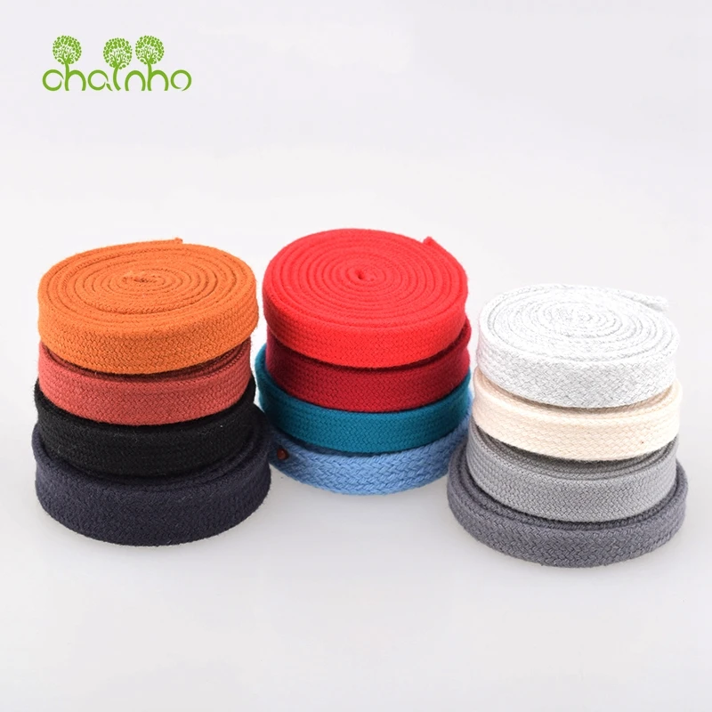 

Chainho,Color Cotton Flat Rope,DIY Handwork Cord,Flat Cotton String for Bags,Garment,Shoes,Trousers,Caps;5yard/piece