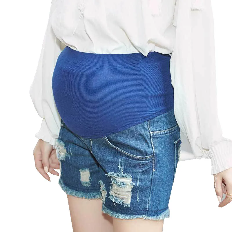 Denim Maternity Shorts Jeans For Pregnant Women Clothes Pregnancy