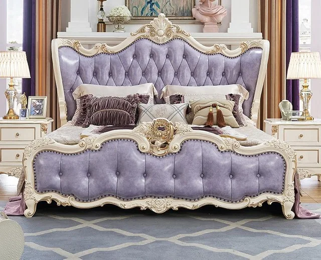 Best Quality home furniture carved bed room set Modern style bed Best Quality home furniture carved bed room set Modern style bed