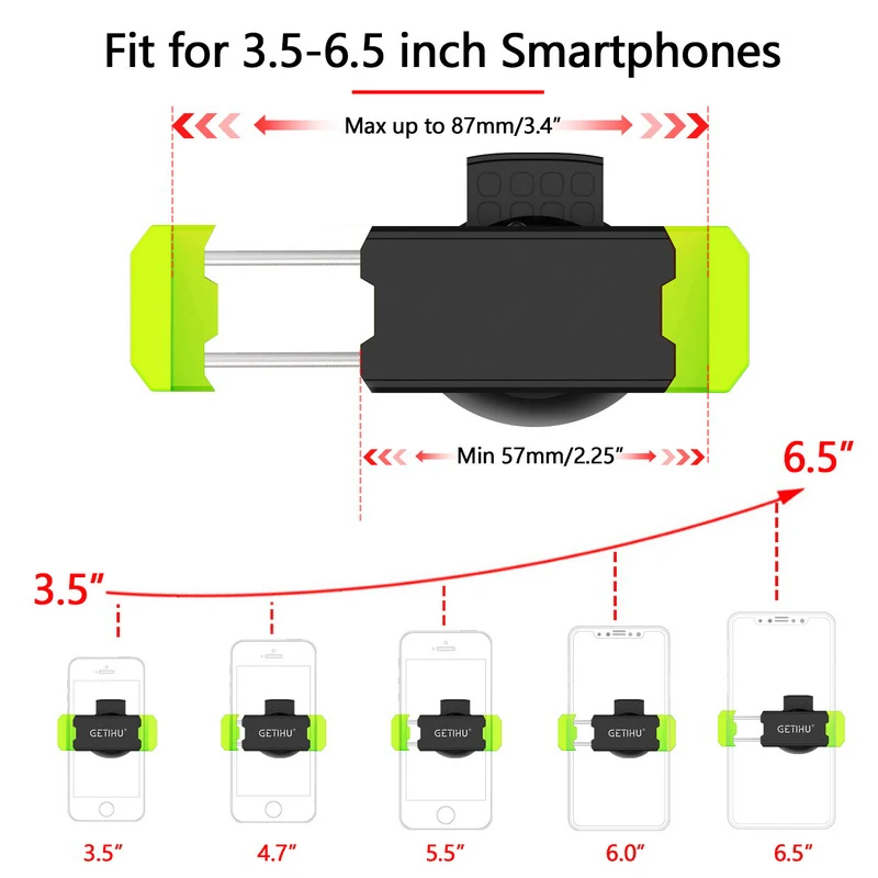 Универсальный автомобильный держатель для телефона с поддержкой 360 градусов, автомобильный держатель для samsung iPhone