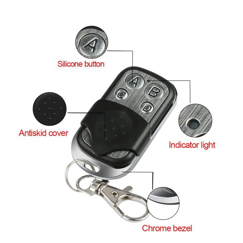 433.92 Universal Wireless Remote Control Switch DC12V 4CH relay Receiver Module and 3pcs 4 channel RF Remote 433 Mhz TransmitterUSD 12.30/set 433 mhz RF Remote Control Learning code 1527 EV1527 For Gate garage door controller Alarm 433mhz Receiver included BatteryUSD 3.50/piece QIACHIP Remote Control Transmitter & 433Mhz Wireless Remote Control ...