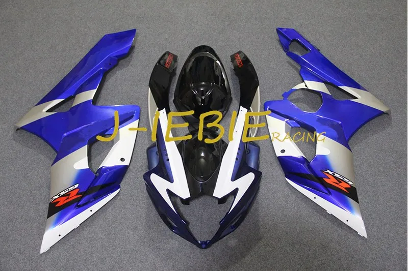 

Blue Black white Injection Fairing Body Work Frame Kit for SUZUKI GSXR 1000 GSXR1000 K5 2005 2006