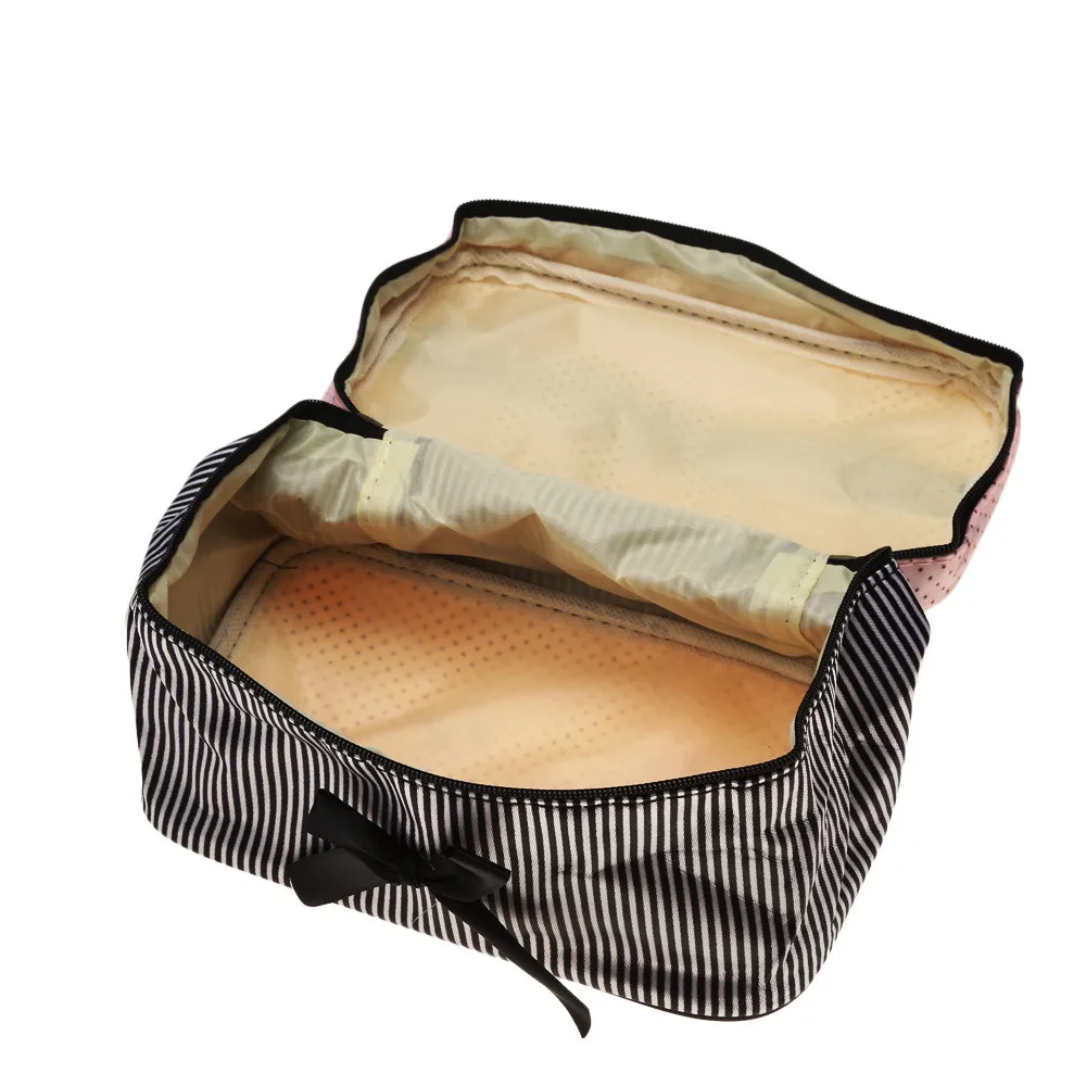 Квадратная косметичка в полоску с бантом лидер продаж 2017 2JU2|bag bag|bag cosmetic bagbag hot |