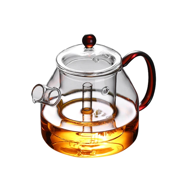 1200ml Large Capacity Glass Steamed Glass Steaming Tea Set Glass