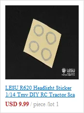 LESU логотип наклейка для 1/14 Tmy R620 DIY RC трактор Sca грузовик K019-2 TH04823