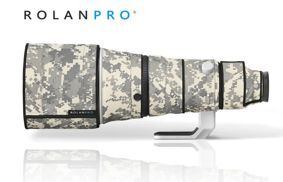 ROLANPRO Waterproof Lens Camouflage Coat Rain Cover for Sony FE 400mm F2.8 GM OSS Protective Case Guns Clothing Sleeve | Электроника