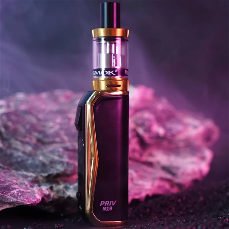 Vape SMOK Kit Priv N19 1200 мАч встроенный аккумулятор макс. 30 Вт Подходит для Nord Mesh Coil & 2 мл MTL
