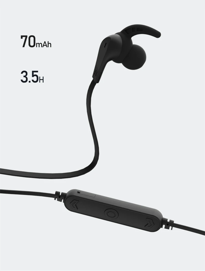 Remax RB-S25 Спортивная Bluetooth гарнитура беспроводные стерео музыкальные наушники для iPhone Xiaomi