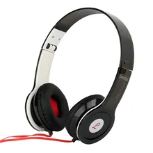 Foldable 3.5mm Wired Headphone Noise Reduction Casque Audio With Microphone Sport Music Head Phones For PC Computer Mobile Phone