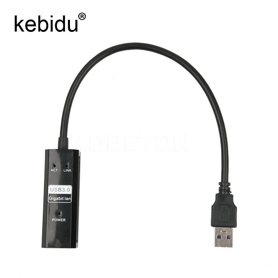 Kebidu Беспроводной USB 3 0 Супер Скорость гигабит Wi-Fi адаптера Ethernet RJ45 Соединительная
