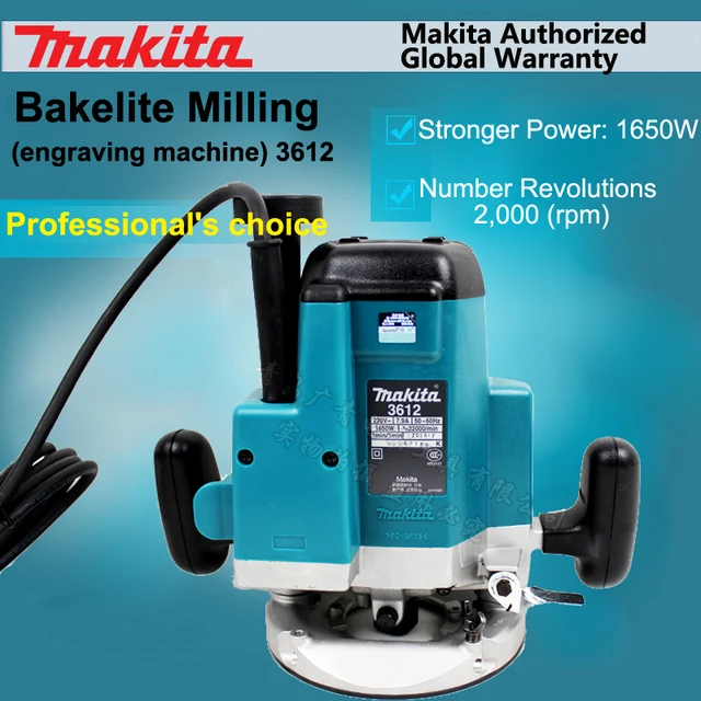 Japan Makita 3612 Holzbearbeitung Gravur Maschine Bakelit Fräsen