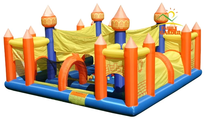 

PVC Nylon Inflatable Maze Bouncy Castle Obstacle Course Jumping Bouncer With Big Size