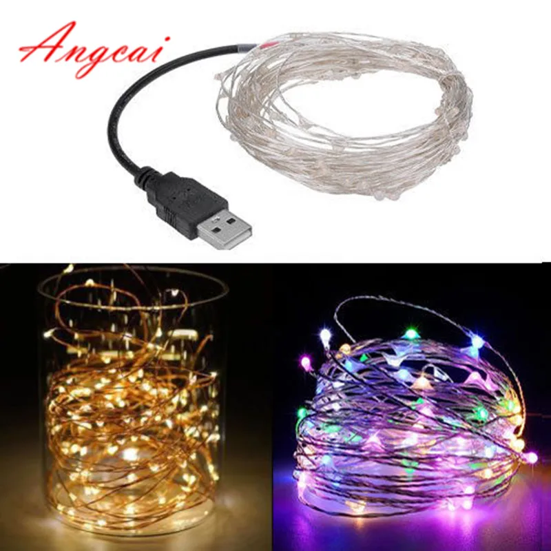 Buy USB DC5V LED tiny String Lights 5M 10M 33Ft silver