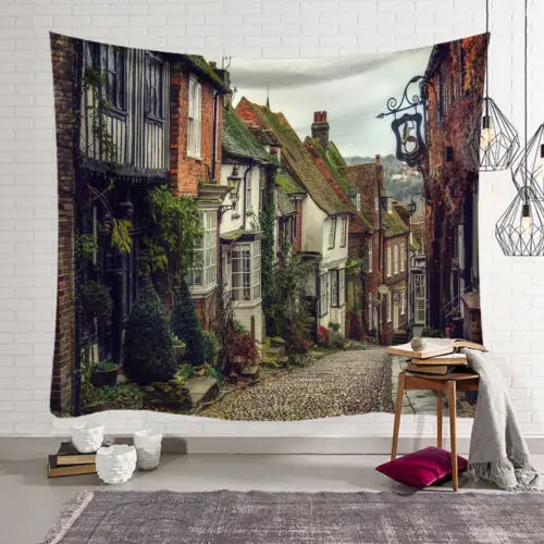 

9 Types Street Views Classic Hippie Psychedlic Tapestry Room Wall Hanging Mandala Tapestry Decor