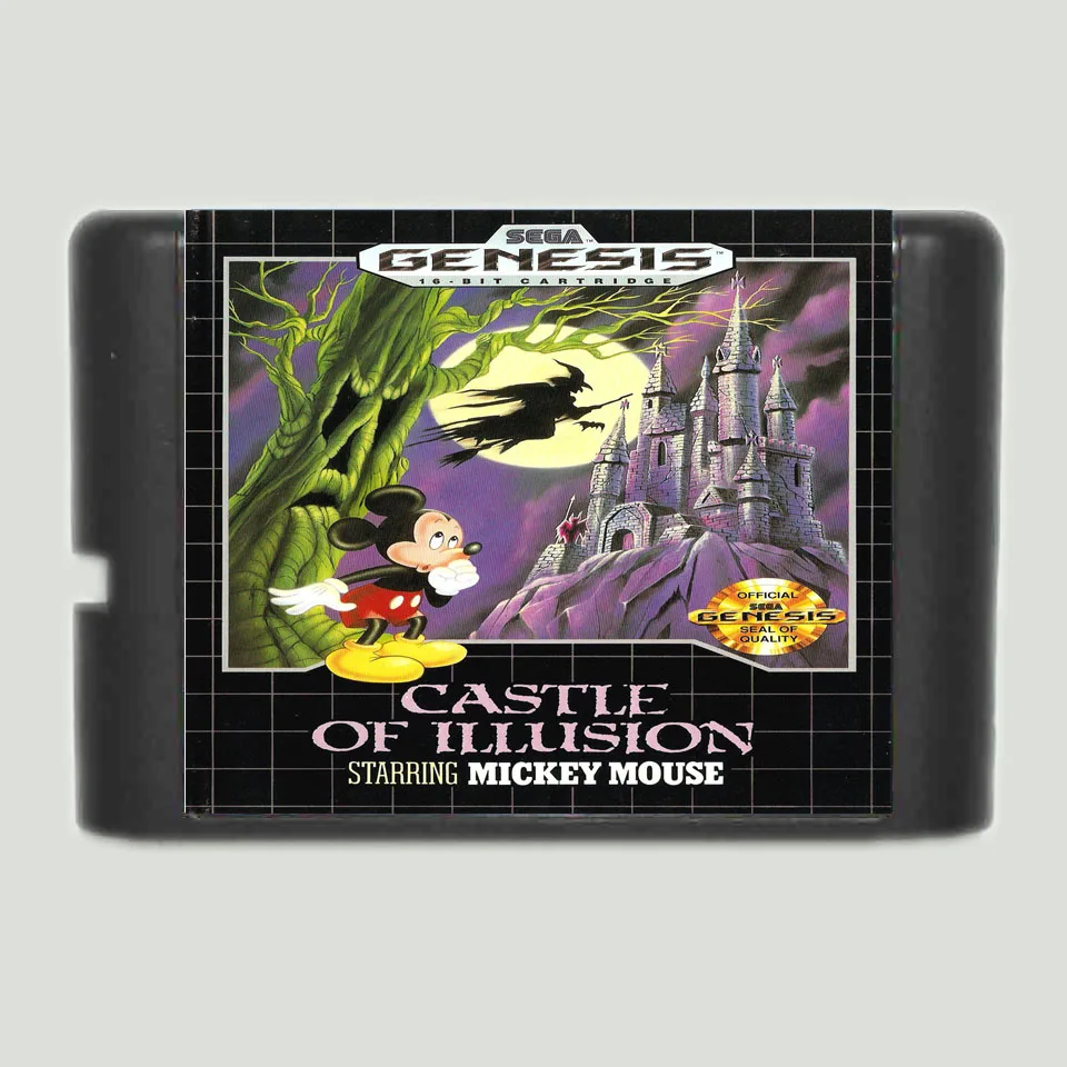 Игра Замок Иллюзии Микки Маус 16 бит MD карта для Sega Mega Drive For Genesis|castle of illusion|md gamemd card |