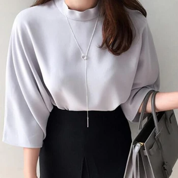 

x205 Fashion Jewelry Silver Color Round Circle Long Tassel Necklace Women Exquisite Pendant Necklace Sweater Accessories Gifts