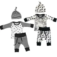 Baby Boys Clothing 3pcs Outfits Set Newborn Toddler Infant Kids Baby Boy Clothes T shirt Tops