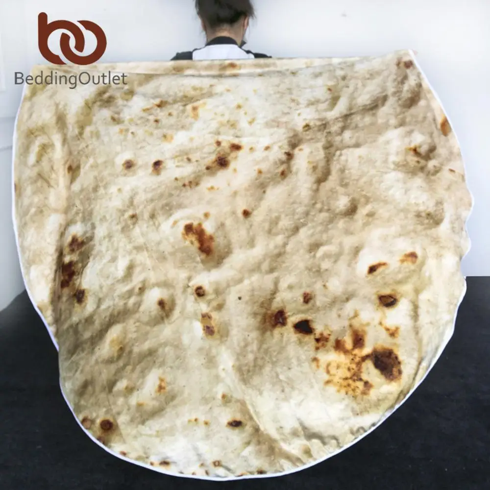 Purchase BeddingOutlet Corn Tortilla Blanket Pita Lavash Food Flannel Blanket for Bed Christmas
