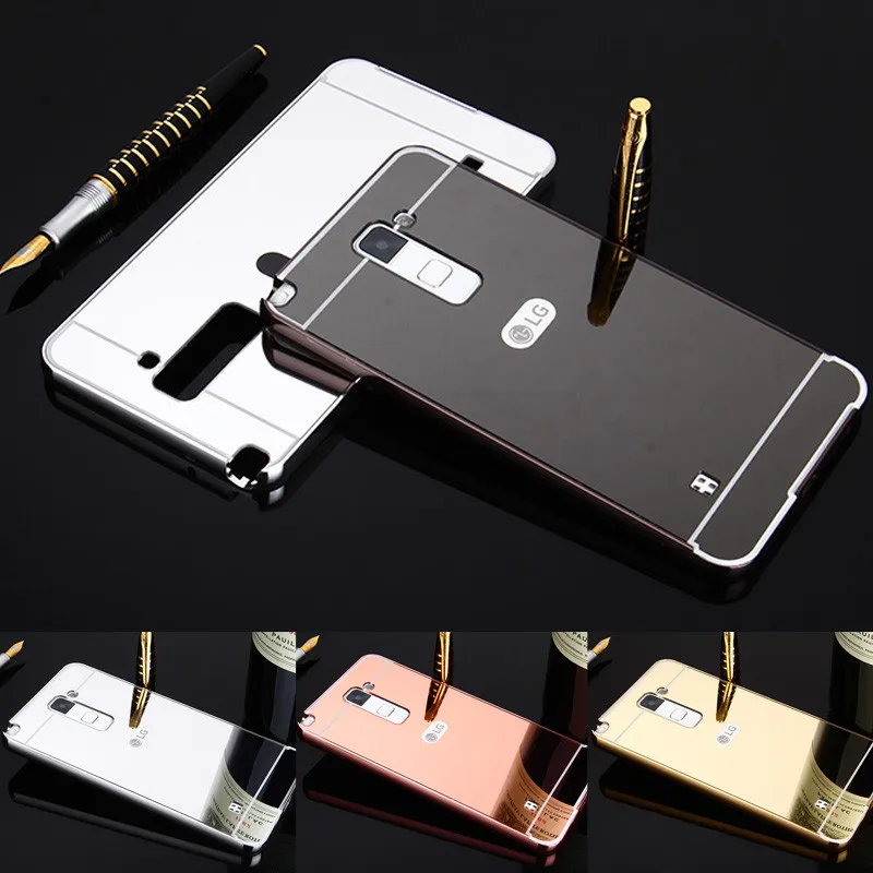 For LG Stylus 2 Plus LG LS775 K535N Case Plating Metal Frame Cover with