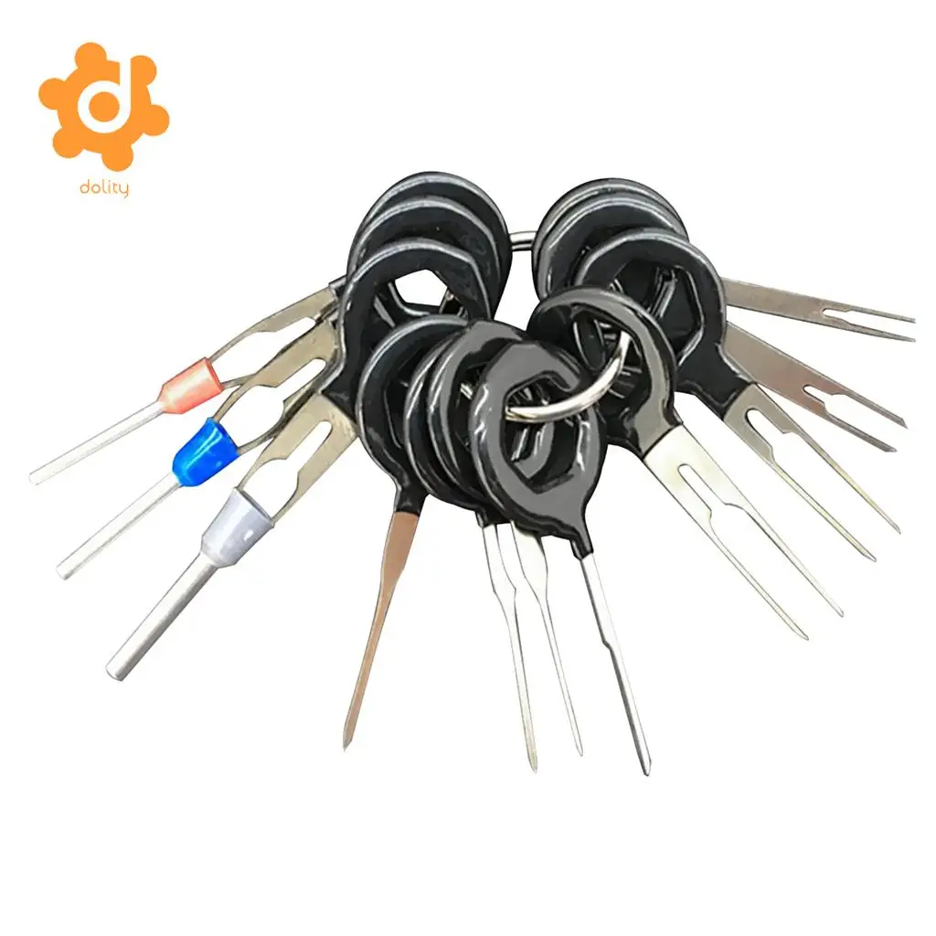 dolity 11 Pieces Car Electrical Connector Terminal Pin Extractor Removal Tool Kit 