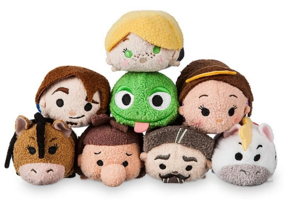 

Tangled The Series Set of 9 Rapunzel MINI 3 1/2" PLUSH DOLL