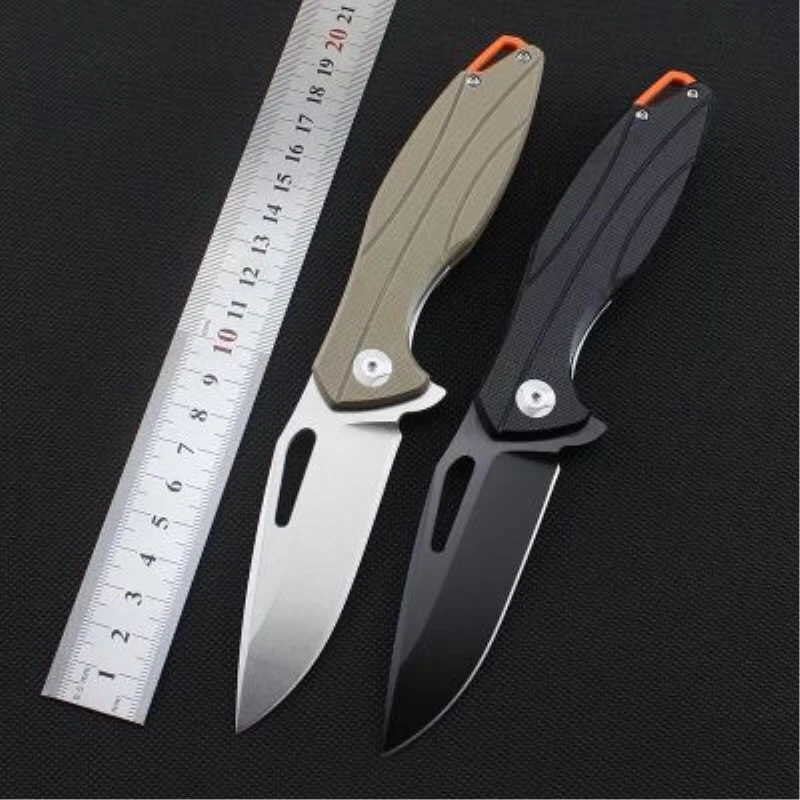 KESIWO new pocket folding knife D2 blade G10 handle ball bearing flipper outdoor camping hunting survival rescue knives EDC tool KESIWO new pocket folding knife D2 blade G10 handle ball bearing flipper outdoor camping hunting survival rescue knives EDC tool