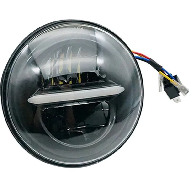 Новые 7 ''светодиодные фары 12V 24V фары дальнего света для Jeep Wrangler JK TJ внедорожный мотоцикл 7 дюймовый светодиодный проектор фары