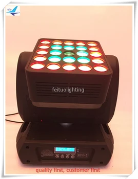 

unlimted move LED 3x3 pixel mapping LED moving head 25x12w rgbw 4in1 LED Matrix beam moving head lyre