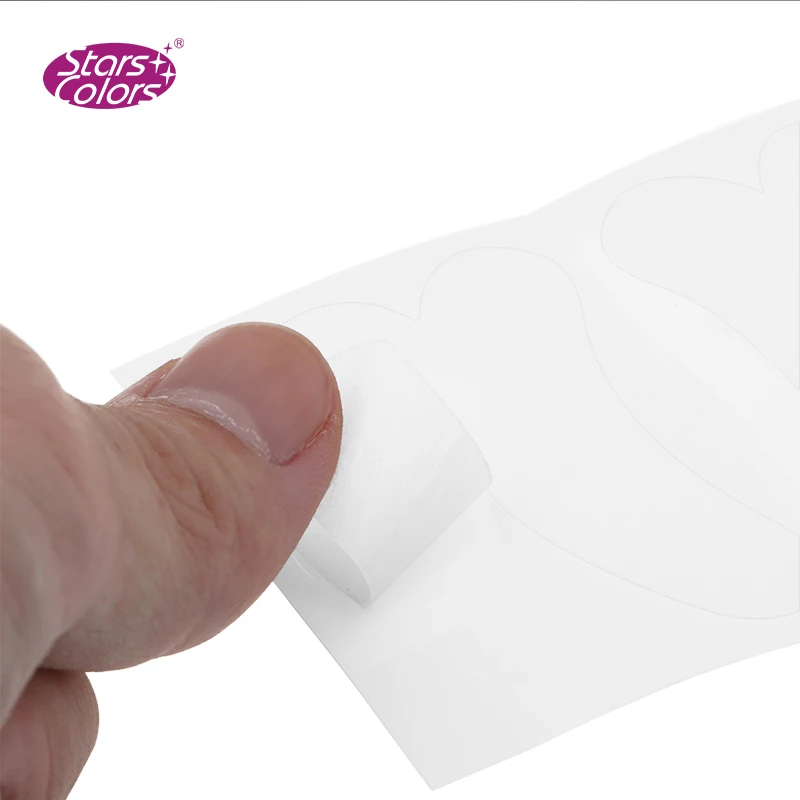 300 pieces=600 Pairs Thin gel eyelash patch flexible Silver Pack Lint Gel Under special Eye Pad Patch Collagen eye pads