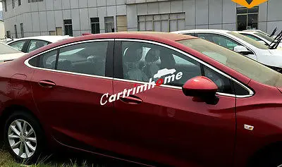 Нержавеющая сталь верхнее окно рамка подоконник отделка 8 шт. для Chevrolet Cruze Sedan
