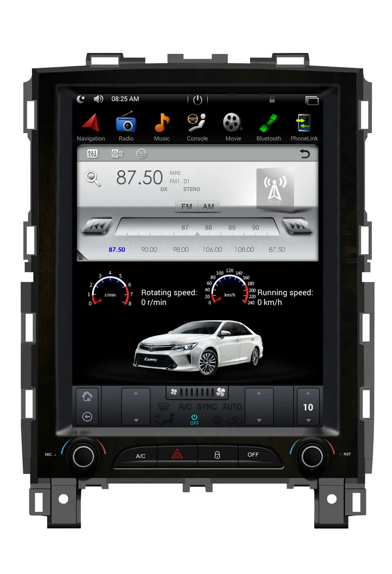 Clearance 10.4" Vertical Screen Tesla Style Android 7.1 Car GPS Navigation for Renault Koleos 2017 Megane 2017 with Radio BT Stereo Player 0