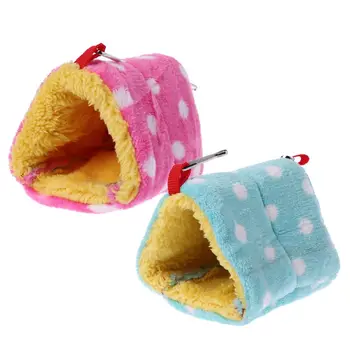 

Cute Small Pet Hamster Bed Rat Mouse Sleeping Bed Winter Warm House Nest