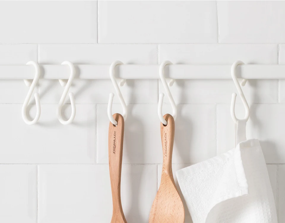 3Piece Xiaomi Mijia HL Little Adhesive Multi-function HooksWall Mop Hook Strong Bathroom bedroom Kitchen Wall Hooks 3kg max loa (15)