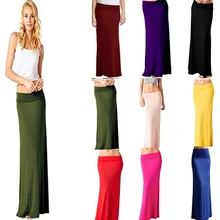 Сумка яркого цвета бедра длинные готические Макси плиссированные летняя уличная одежда Бохо Сексуальная Плюс Размер rokjes плиссе женские юбки офис