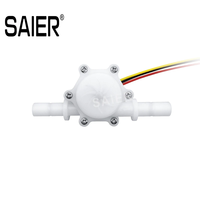 Датчик расхода жидкости Saier G3/8 уровень холла импульсный сигнал FDA сертификат