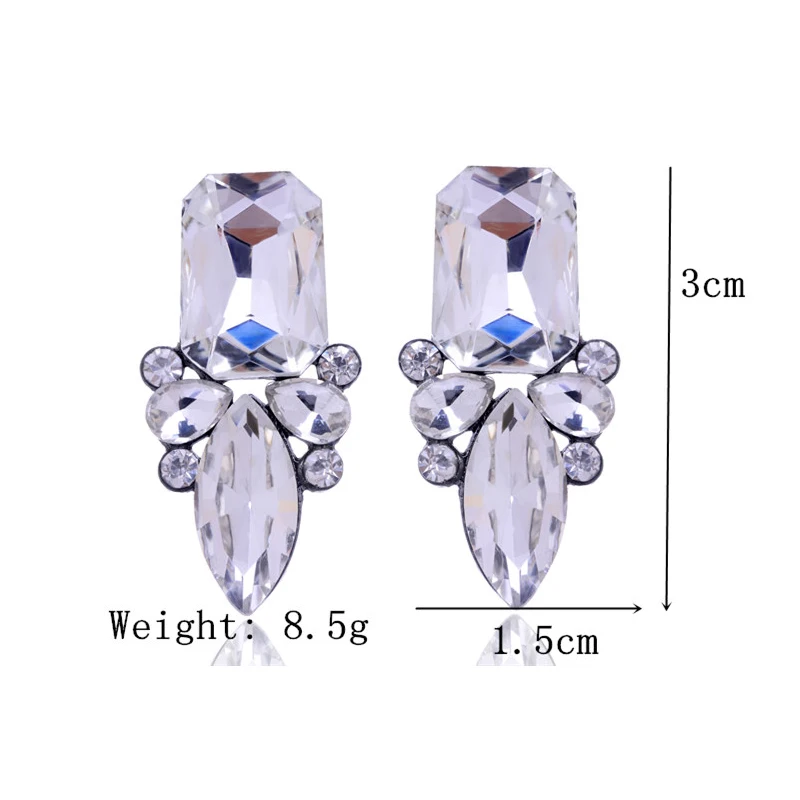 Женские серьги гвоздики с кристаллами 8 цветов|stud earrings|stud earrings for womenearrings women |