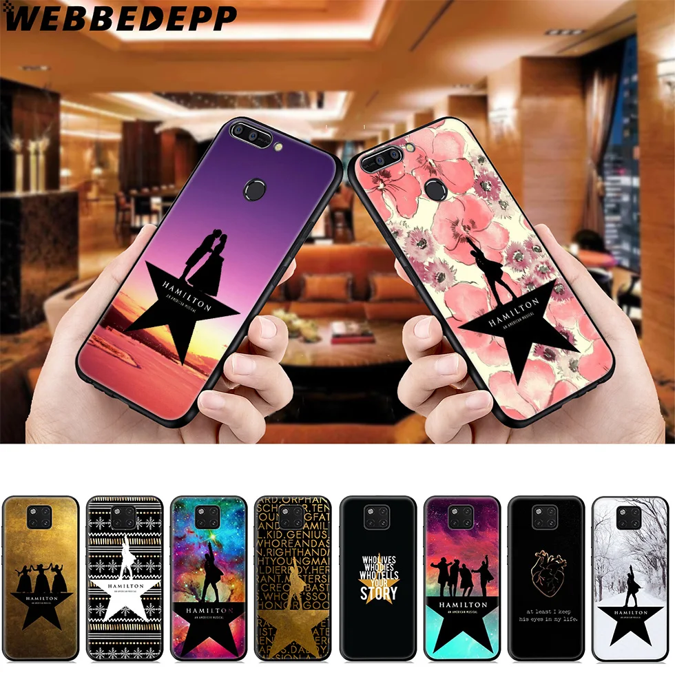 Hamilton Musical Lyrics Soft Case for Huawei Mate Honor 20 6A 7A 7C 7X 8 9 9X 10 View Lite Pro 30 |