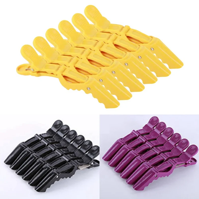 6 шт./упак. парикмахерские инструменты для создания объема крокодил ...