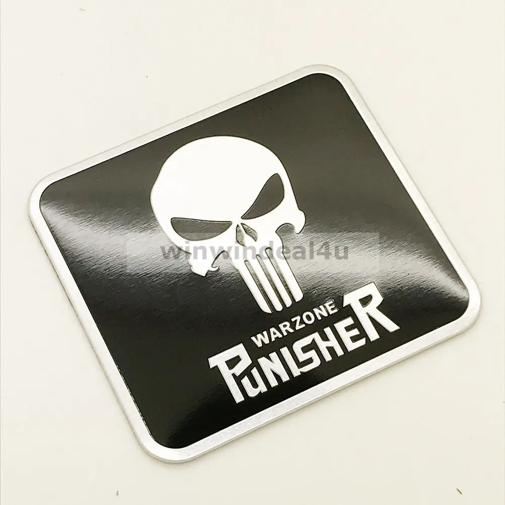Car Auto Motorcycle Punisher Skull Metal Emblem Badge Decal Sticker | Автомобили и мотоциклы