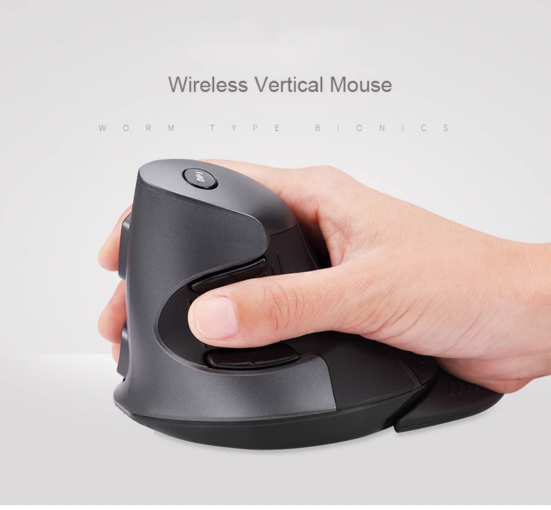 Delux M618 USB Wireless/Wired Vertical Mouse Optical Mice Delux M618 USB Wireless/Wired Vertical Mouse Optical Mice