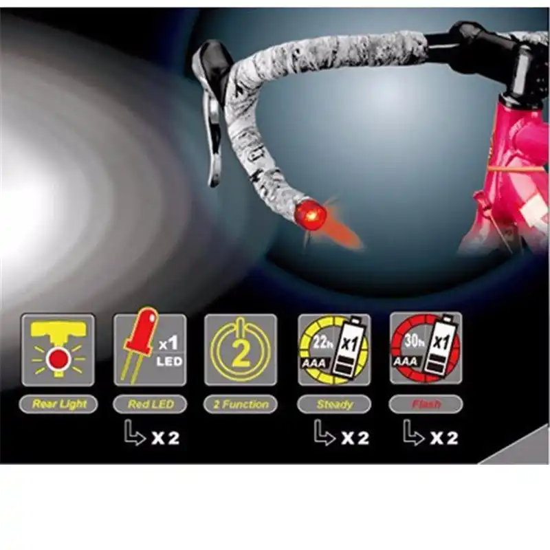 road bike bar end lights