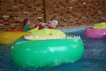 

rotate inflatable electric bumper boat