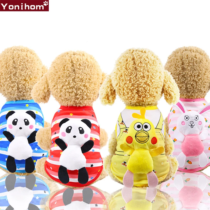 

T Shirt Dog Cute Doll Pet Dog Clothes for Small Dogs Cat Vest Funny Clothing for Dogs Spring Summer Pet Clothes Summer Spring