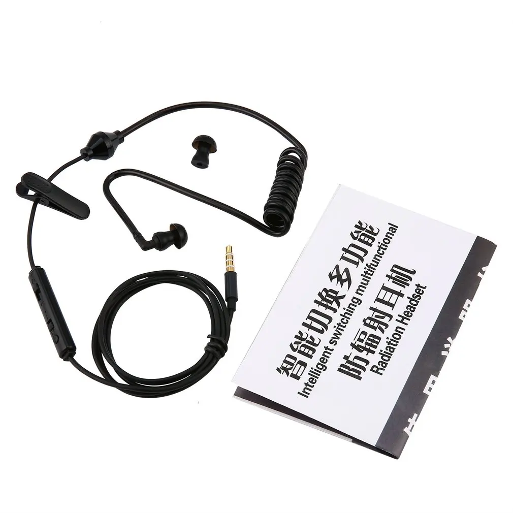 

Walkie Talkie Unilateral Rear Mounted Headset Neckband Headset Finger PTT Rod Microphone Earpiece Mic for BAOFENG Radio