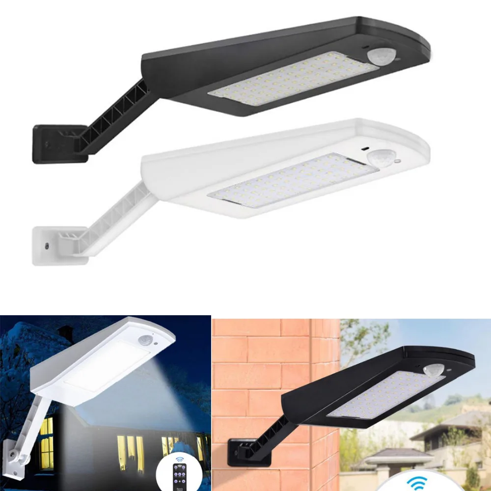 

LED Solar Light Outdoor Waterproof 66 LED Garden Solar Light Motion Sensor PIR 2Modes With Remote Control Solar Lamps