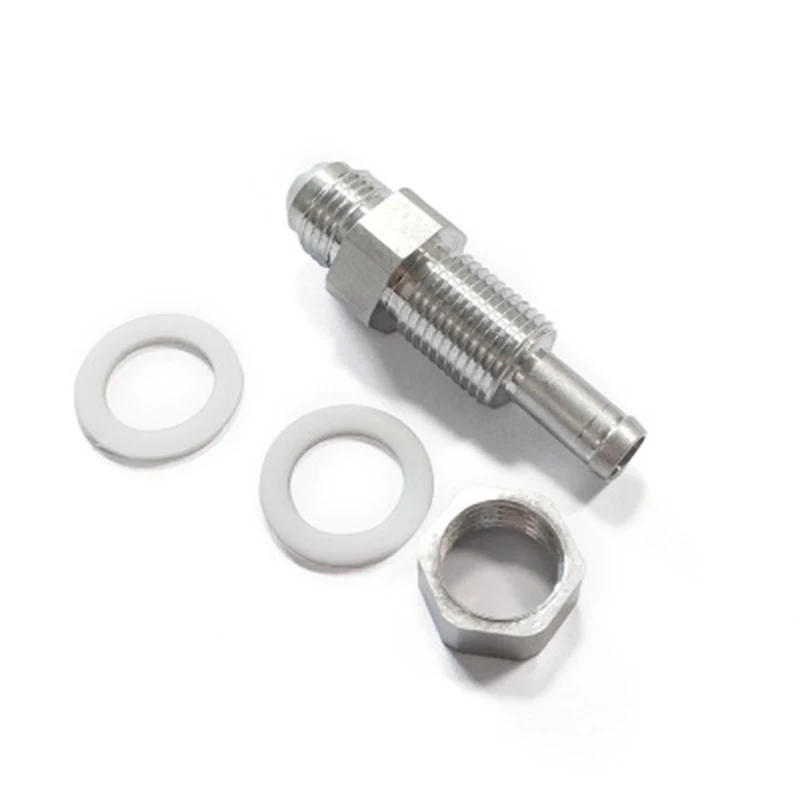 

Flare Hose Barb Fuel set Tank CNC Washers Male Bulkhead Aluminum Nut Replacement AN6-5/16 Parts Accessories