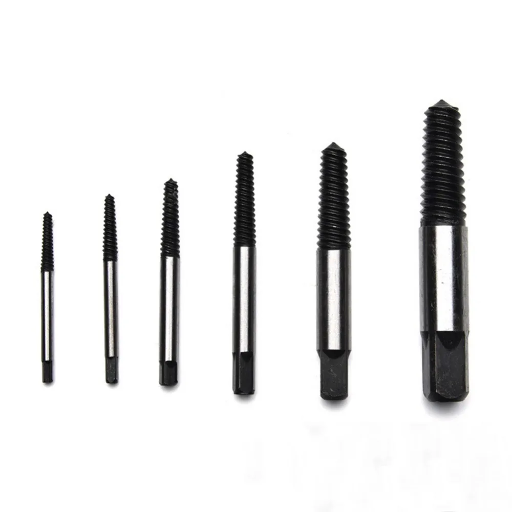 12pcs HSS Screw Extractor tools set Drill Bit tool Case quickly Removes damaged screws broken bolts Remover Screw Extractor