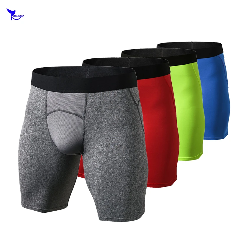 

2019 Bodybuilder Elastic Quick Drying Running Shorts Men Compression Jogging Tights Gym Fitness Summer Stretch Breathable Shorts