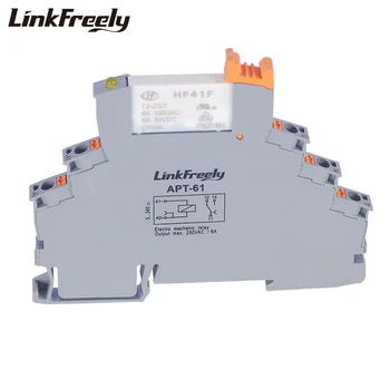 

APT-61 HF41F12-ZST Plug-in Connection Relay Module & Board Common Positive Pole Input 12VDC Output 6A/250VAC 30VDC Contact Relay