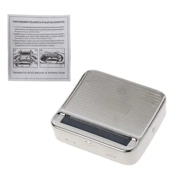 

Roller Tobacco Box 70mm Metal Automatic Cigarette Smoking Rolling Machine New